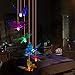 SUMERSHA Butterfly Wind Chime, Color Changing LED Solar Mobile Butterfly Wind Chimes Hanging Outdoor Solar Lights for Home Party Yard Garden Night Decoration
