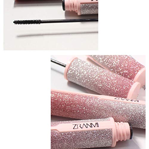 Waterproof Mascara, Starry Sky Slim Mascara Thick Curling Long-Lasting Anti-Sweat and Non-Blooming Long Mascara Thick Curls Waterproof Long-Lasting Make up for Women (a)