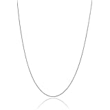 0.8mm Italian Curb Chain Necklace 