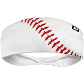 SLEEFS Sweat Bands Headbands Men & Women - Cooling Sports Mens Headband for Running, Football, Basketball, Cycling, Workout - Sweat Moisture Wicking Head Band Stretch Fit, Non-Slip Design - One Size