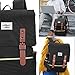 Puersit Vintage 15 Inch Laptop Backpack Canvas College School Backpack with USB Charging Port