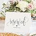 Reserved Signs for Wedding, 4x6 Reserved Table Cards, Table Setting Cards - Pack of 10 from Bliss Paper Boutique