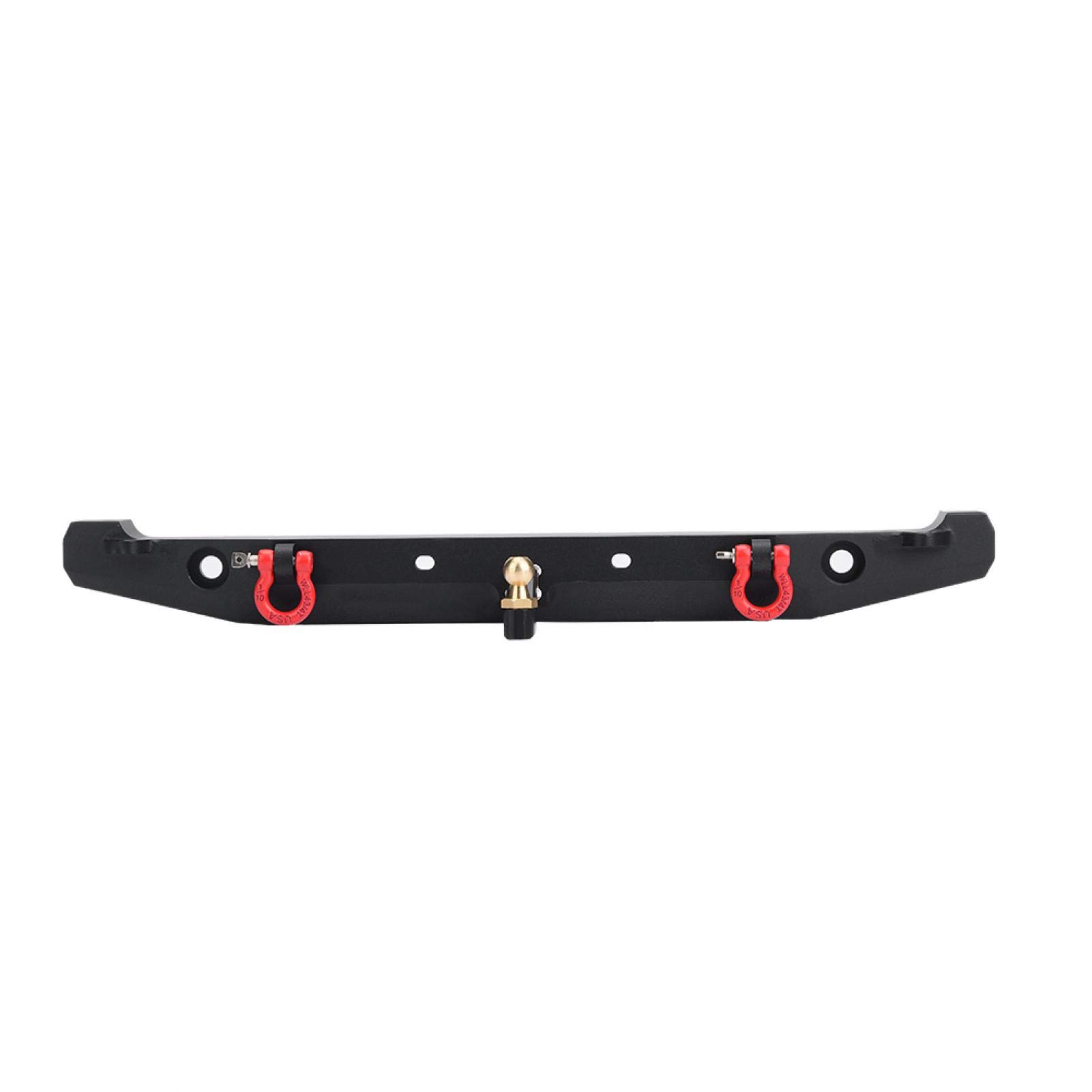 DAUERHAFT RC Accessories Easy Installation Crawler Rear Bumper with LED Lights for 4 SCX10II 90046 Car Part