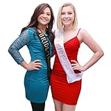 Bachelorette Party Decorations - Bridal Bride Tribe Shower Supplies, Sash, Tattoo, Wedding Favors Girls Night Out Accessory Kit, Classy Decoration Set by Sabemo (12 Sashes, 12 Tattoos)