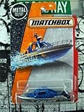 Matchbox 2017 MBX Heroic Rescue Tinforcer (Police Boat) 58/125, Blue