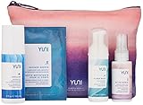 YUNI Beauty Sweat, Refresh, Go Natural Travel Skincare Workout Essentials, 5 Count