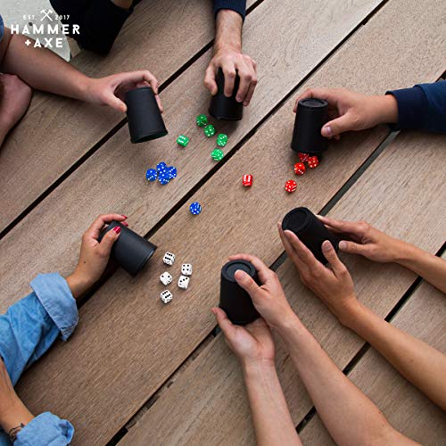 Hammer + Axe Bluffing Dice Game, Lie Your Way to a Win, Fun Cheat Party Game for Kids and Adults, Portable Fun You Can Take Anywhere, Ages 8+