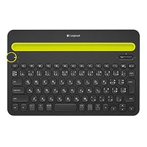 LOGICOOL Bluetooth マルチデバイス キーボード ブラック k480