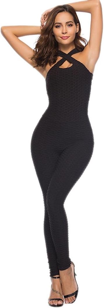 Young Women's Sports Sets-Sexy Casual One-Piece Dance Sports Playsuit Bodycon Bodysuit Catsuit Yoga Jumpsuit Rompers