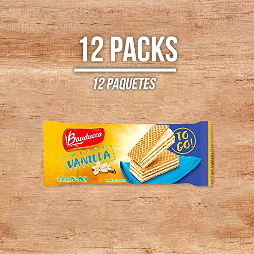 Bauducco Mini Vanilla Wafers Crispy Wafer Cookies With 3 Delicious, Indulgent, Decadent Layers