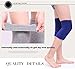 Mcolics Cotton Non-Slip Soft Absorbent Knee Pad Support Brace Protector Leg Sleeve Kneelet Thickening Extended Warm for Men & Women Outdoor Sports Running Dancing Gym Yoga Fitness, 1 Pair (Black)