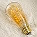 LEOOLS LED Amber Edison Bulb Dimmable 12W, 2500K Warm White,1200LM, 100W Equivalent, E26 Edison Style Vintage LED Filament Decoration Light Bulb,Pack of 4.