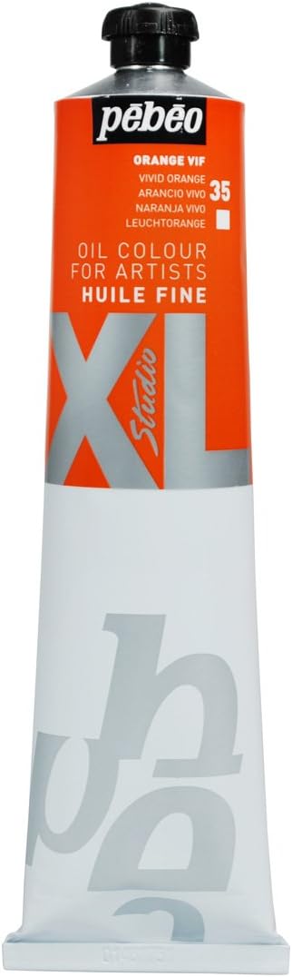 PEBEO 200035 200 ml XL Studio Fine Oil, Vivid Orange, lt orang l, 200 ml (Pack of 1)