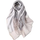 HURESON Womens Scarves Lightweight Silk Scarf Shawls and Wraps for Evening Dresses Summer Beach Wedding Shawl gifts
