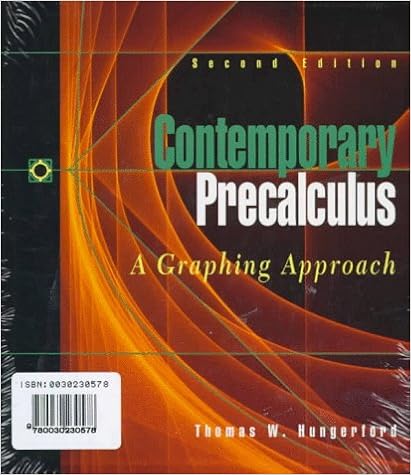 Contemporary Precalculus A Graphing Approach Thomas W - 