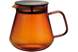 Hario Color Glass Coffee and Tea Server, 600ml Amber
