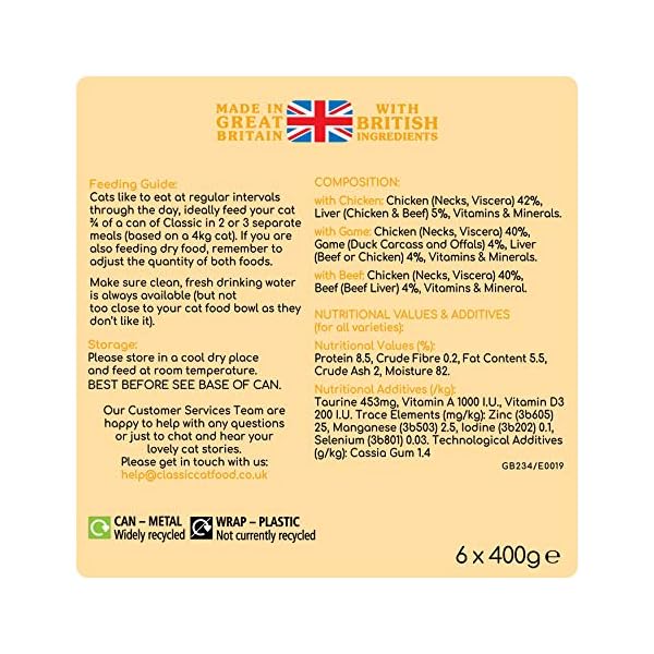 Butchers-Classic-Wet-Cat-Food-Variety-Tin-Meat-in-Jelly-24-x-400g Butcher's Classic Wet Cat Food Variety Tin Meat in Jelly (24 x 400g)
