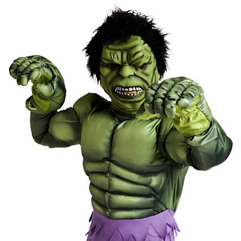 Disney Deluxe Marvel Avengers Incredible Hulk Costume