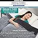 Calming Comfort Reversible Cooling Weighted Blanket by Sharper Image- Dual Sided Viscose Bamboo & Soft Velveteen for Hot & Cold Sleepers, Heavy Blanket for Adults, BPA-Free Microbeads- 12 lbs, Grey