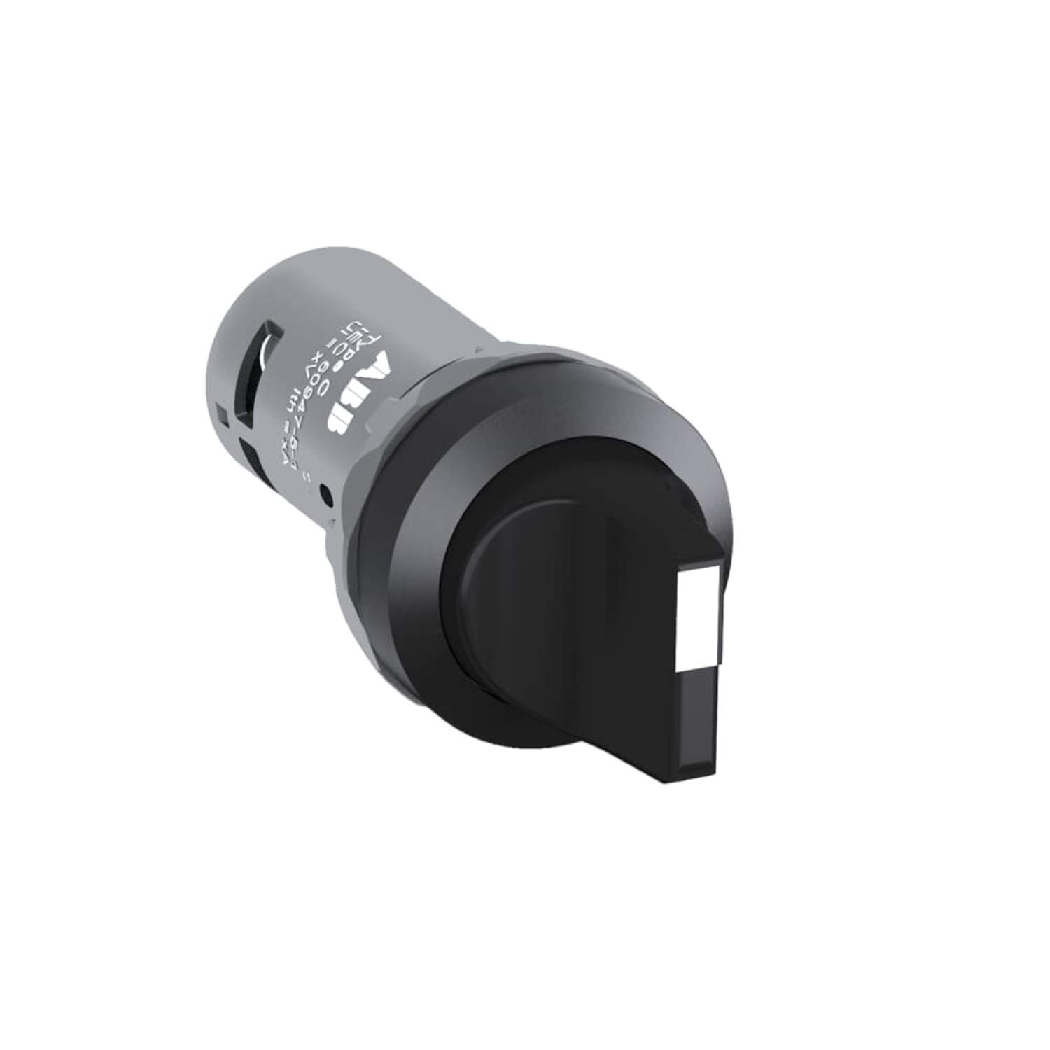 Abb-entrelec c2ss2-10b-10 - Compact Selector 2 Position Black Opaque