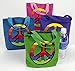 12 PEACE SIGN Canvas TOTE Bags/HIPPIE/60s RETRO/8.5