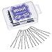 100 Pack of Bun Hair Pins U Shaped Pins with Box and Storage Bag, Black Hair Pins (5 cm)