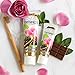 THE DIRT Coconut Oil Toothpaste - Fluoride & Gluten Free - Natural Oral Care for a Refreshing Smile - Rose Cocao Mint Flavor (72g: 10 Weeks Supply)