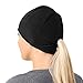 TrailHeads Women's Running Ponytail Hat - black / black