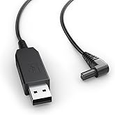 5V to 15V USB Cable Compatible with Black and Decker BDCD8C Hand Drill Charing Cord