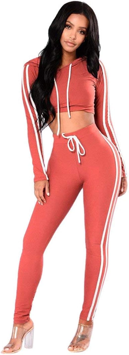 Jogging Suit Ladies Hoodie and Pants Two Piece Sport Suit Autumn