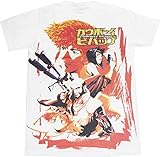 Cowboy Bebop: Spike and Crew Men's Sublimation T-Shirt, Large
