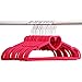 Ollieroo 50PK Heavy Duty Velvet Hangers Set with Steel Swivel Hooks Ultra Thin Non-slip Velvet Clothes Hangers Dress Hangers (Pink)