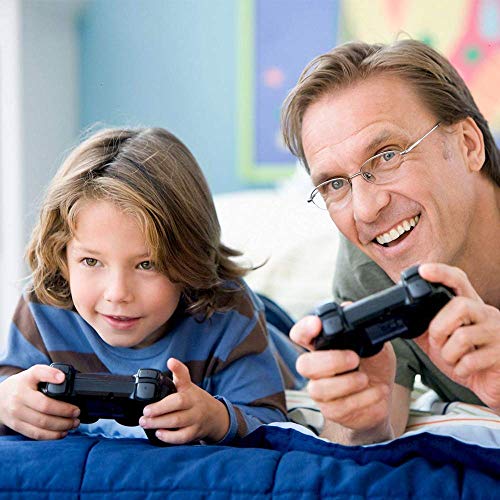 Wireless Controller for PS2 Playstation 2 Dual Shock 2 (Black and Black) - Thumbnail 4