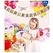 BESTOYARD Happy Birthday Banner Bunting Banner Age Can be Combined Freely Birthday Party Decorations Add-an-Age Number