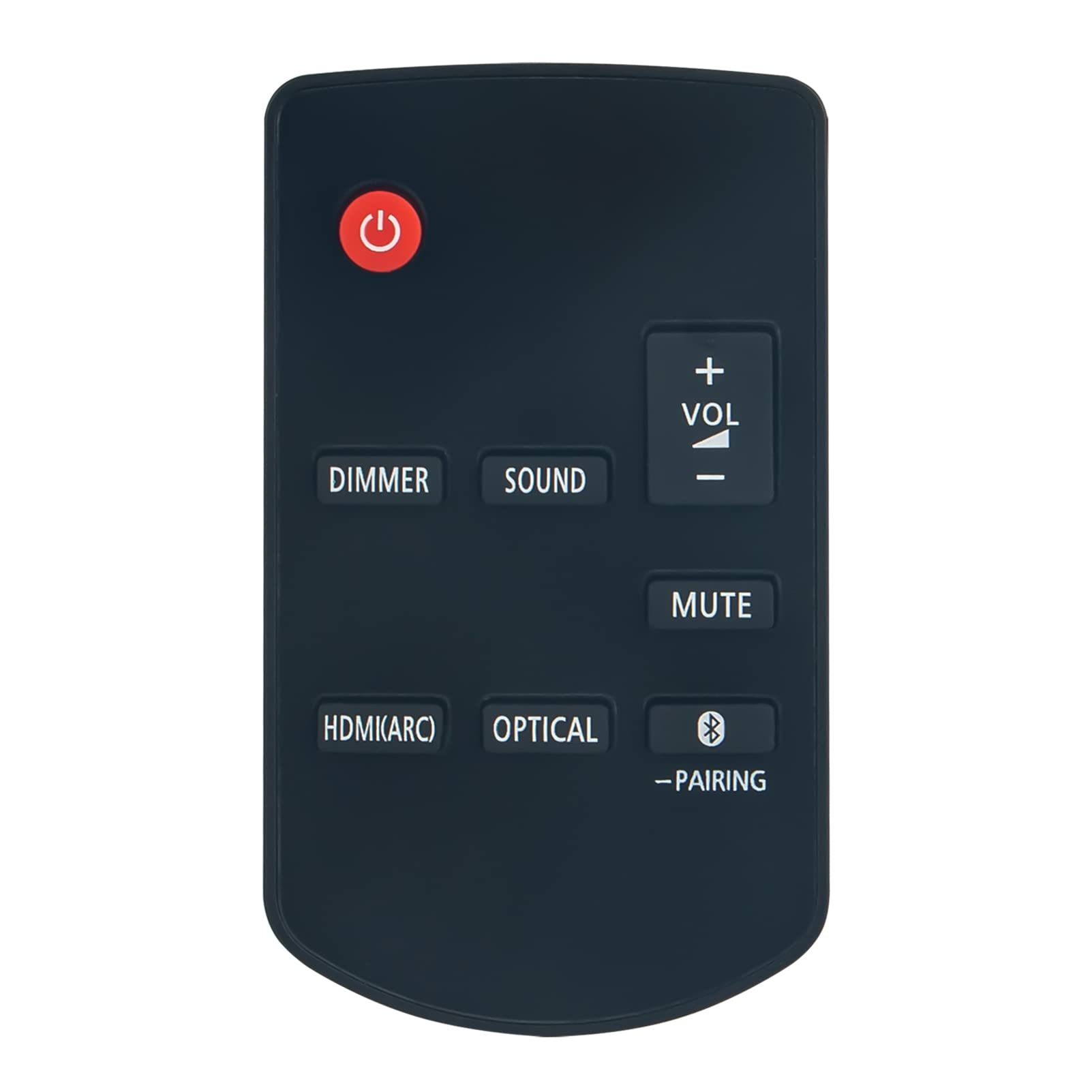 VINABTY N2QAYC000123 Replacement Remote Control Compatible with Panasonic Compact Soundbar SC-HTB200 SC-HTB208 SC-HTB208EB-K SC-HTB200EB-K SC-HTB200EG-K SC-HTB208EBK SC-HTB200EBK SC-HTB200EGK