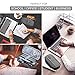 ROYLIVE Pencil Case multi-slot pens cases, Big Larger Capacity Pencil Bag Holder Pen Pouch Student Stationery Makeup Organizer, Dual Zipper | Handy College Middle School & Office Supplies - Grey