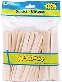 Loew Cornell 1021167 Woodsies 150-Count Craft Sticks (3-Pack)