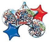 Anagram 34659 Gers Animated Happy Birthday Foil Balloon Bouquet, Large, Multicolor
