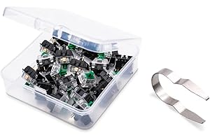 GRANVELA 3-pin Switches for Mechanical Keyboard-Pack 32 (Green)