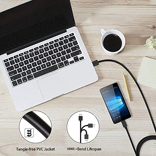 DEEGO Micro USB Cable, 2Pack Extra Long Android Charger Cable 10Ft 6Ft, Charger Cord Fast Android USB Charging Cable Compatible with Samsung Galaxy S7 Edge S6 S5 and More