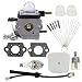 Powtol Mckin C1U-K54A Carburetor fits 2 Cycle Mantis 7222 7222E 7222M 7225 7230 7234 7240 7920 7924 Echo TC-210 TC-210i TC-2100 Tiller Cultivator C1U-K17 C1U-K27B C1U-K82 primary