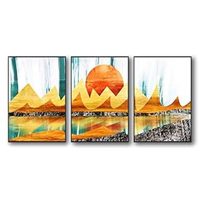 SIGNFORD 3 Piece Framed Canvas Home Artwork Decoration...