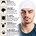 GearTOP Skull Cap Beanie Sweat Wicking Helmet Liner for Motorcycle, Baseball, Running, Football, Snowboarding, Skiing (White)