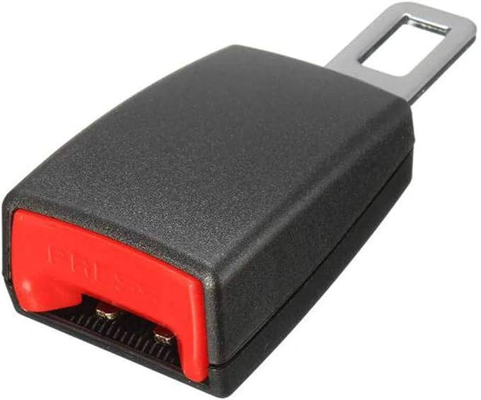 Mini 3" Seat Belt Extender (Black, 7/8" Tongue Width) Helps Buckle Up