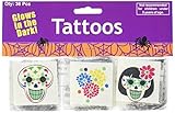 Day of the Dead Glow in the Dark Tattoos