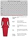 MUXXN Women's Retro Vintage Tea Length Business Formal Dress (Black XL)