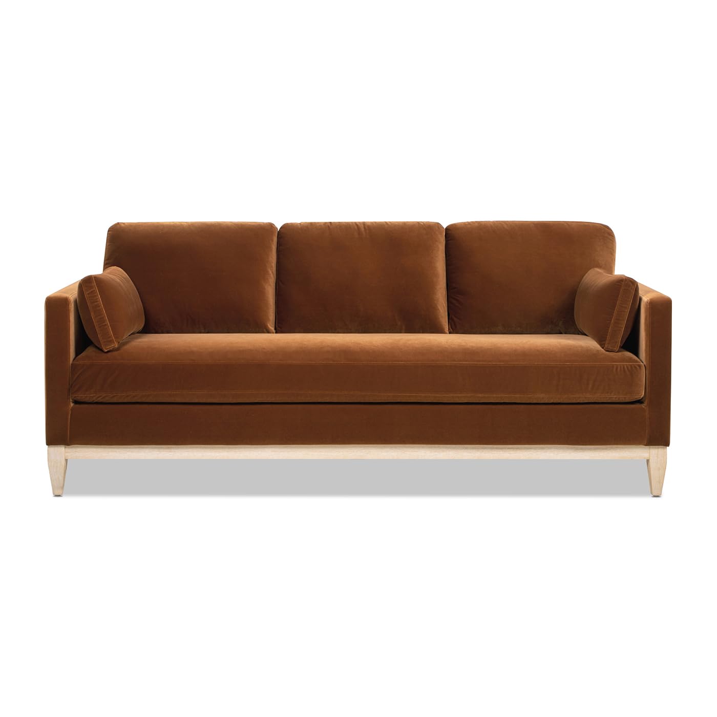 Photo 1 of * will need truck* Pickup
Jennifer Taylor Home Knox 84" Modern Farmhouse Performance Velvet Fabric Living Room Sofa Couch in Burnt Orange