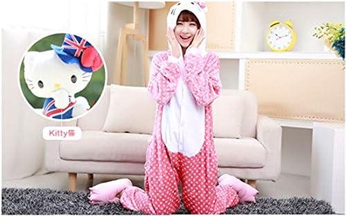 Kitty Plush Cosplay Pajamas Size 5'-1" to 5'-7" Max: 198 LB US Seller