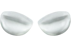 Under Glamour Secret Silicone Bra Inserts - Clear Gel Push Up Breast Pads - Soft Silicone Cleavage Enhancer (Medium)