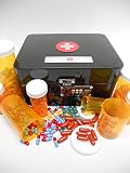LOCKMED Spartan Black Home Medication Lock Box (Black)